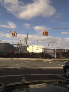 Columbia Street's Salt Pile on Dec. 9