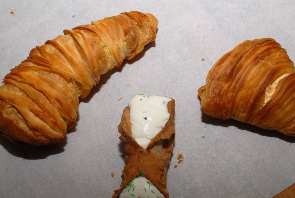 The trifecta: Lobster Roll, Cannoli, Sfogliatelle
